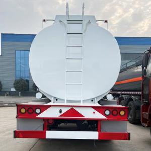 Carbon Steel 245 Chemical Liquid Tank Semi Trailer With 2 Axles 5000L Fuel Tank