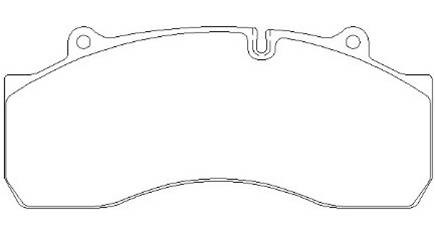 WVA 29143 Disc Brake Pads for SAE, SAF, SCANIA,SMB
