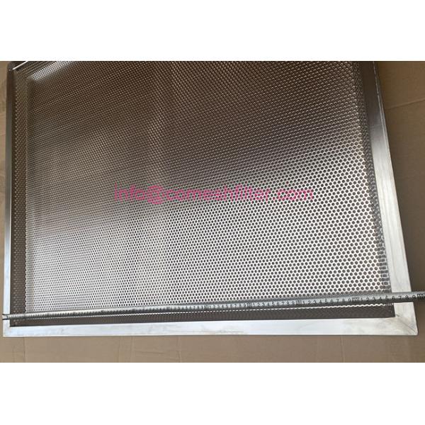 Customized Stackable Food Grade Metal Perforated Stainless Steel 304 316 Bread Baking Drying Oven Tray