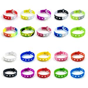 Customized Silicone Wristband Bracelets for Adult Kids Shoe Charms