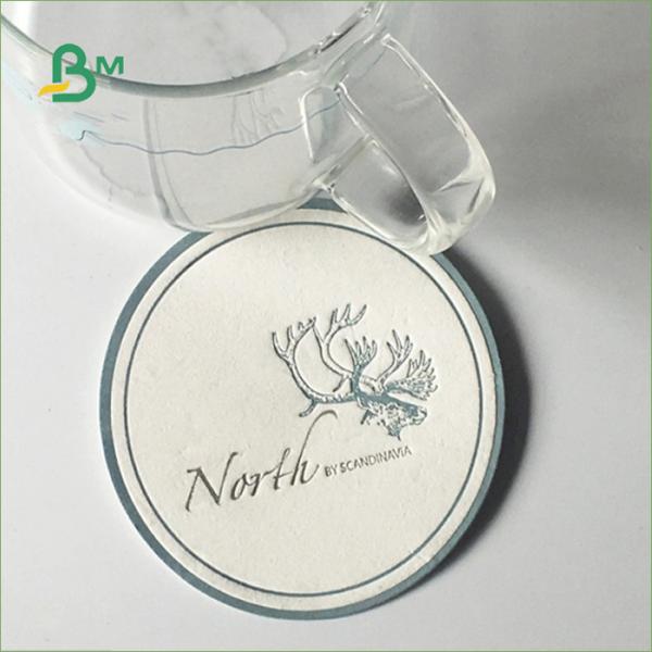 0.4mm 0.5mm 0.6mm 0.7mm Absorbent Paper High White For Coaster 41''* 20''