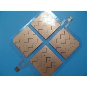 China Flexible PCBs Technology Double access flexible PCBs FPC with Immersion Gold Polyimide PCBs for Microwave Amplifier on sale