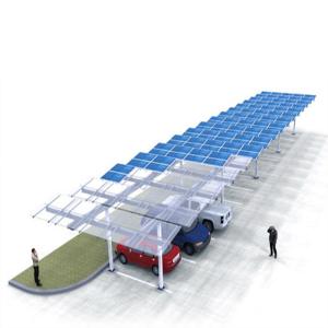Al 6005-T5 & SUS 304 PV Garage Canopy Solar Systems