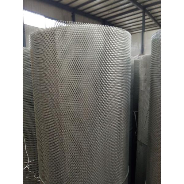 Aluminum Flat Expanded Metal Mesh For Protection Guard 0.5mm Thickness