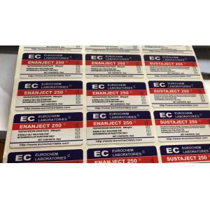 Tren Enanthate 10ml Vial Labels On Vinyl For Anabolic