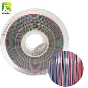 Quality PLA 1.75mm 3D Printer Filament Sparkle Twinkling Rainbow Color for sale