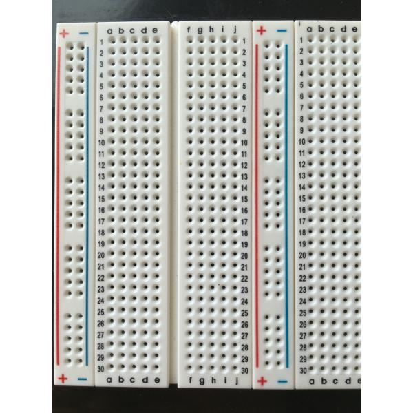 Coloured Coordinates Solderless Bread Board 4 Distribution Strips