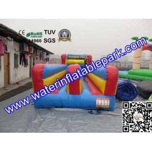 Custom Inflatable Sport Games , Inflatable Bungee Run 10M x 3M