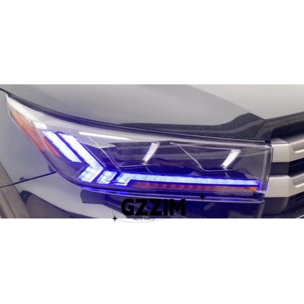 Buy Toyota Highlander 2018 Car Modified Front Light Parts Head Lamp at wholesale prices