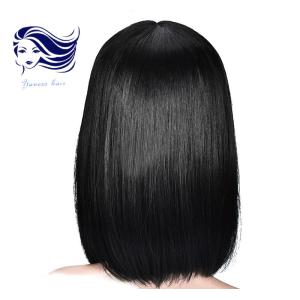 Unprocessed Human Hair Front Lace Wigs / Silk Top Full Lace Wigs