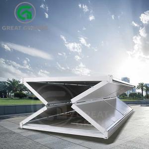 Quality Fold Out Shipping Container Homes Steel Structure Frame Welded for sale