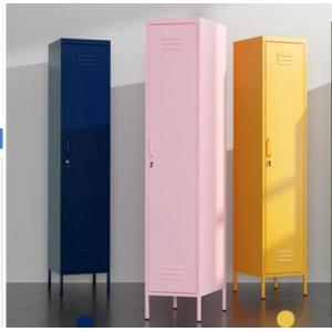 Ajutable Feet Ventilation Two Keys Colorful Metal Lockers