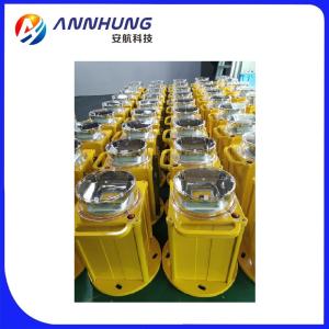 35W 60fpm Solar Chimney Warning Light 20000cd UV Polycarbonate