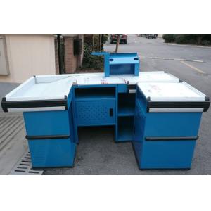 Durable Stainless Steel Retail Store Checkout Counters Without Belt