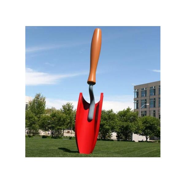 Customized Huge Outdoor Painted Metal Sculpture Stainless Steel Garden