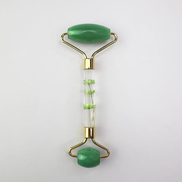Buy Noiseless Jade Roller Face Massager Green Aventurine Face Roller For Puffy Eyes at wholesale prices