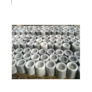 Decor home scented stone candle with Jasmine fragrance and marble container