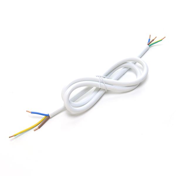 VDE Standard H05VV-F 3x0.75mm2 400mm Power Cable Head PVC Insulation End Stripped Home Appliance Power Flex Cable