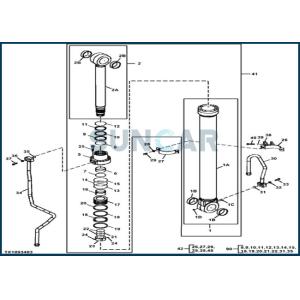 FYA00010734 Boom Cylinder Seal Kit for DEERE 2954D 290GLC 270DLC