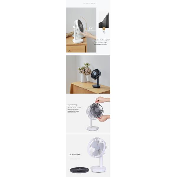 Dimensions L x W x H Inches 170*138*270mm Portable Electric Table Fan in Pink