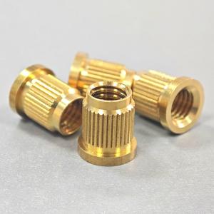 Straight Knurled Brass Threaded Insert Nut High Strength And Versatility