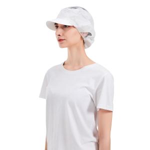 Customized Disposable Nonwoven Snood Cap Cap Working Cap With Brim For Food