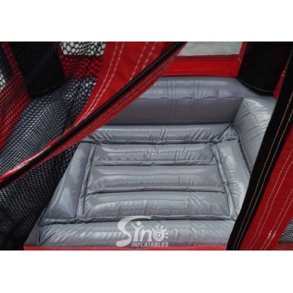 Commercial Outdoor Kids Red Combos With Slide For Amusement Park