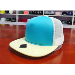 58cm Foam Snapback Hats 100% Multi Spandex Soft Mix Colors And Back Mesh 5 Panel