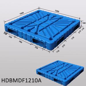 Stackable cheap pallet Blow Molding 1200*1000 Plastic Pallet Faced 4-WAY