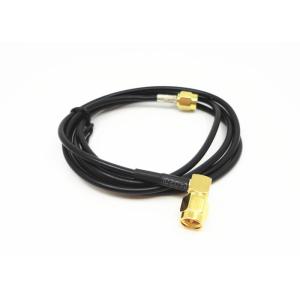 RF Cable Assemblies SMA Male Right Angle RF Coaxial Connector RG174/U Diameter=0