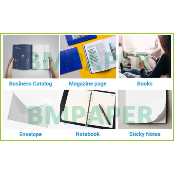 160gsm Brilliant White Braille Paper For Notebooks 72 x 102cm Offset Printing