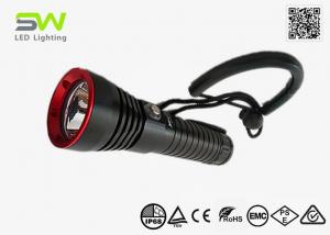 Quality IP68 Underwater Stepless Dimmable Diving Flashlight Torch Light 100M for sale