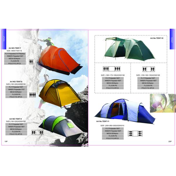 5X5 Big 5 8 Person Outdoor Camping Tents PU3000mm 190T Polyester