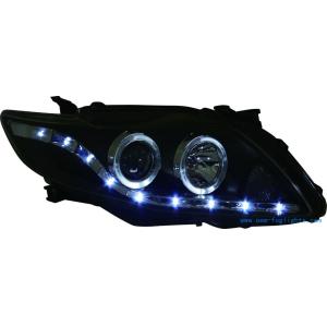 Quality 2008 Toyota Corolla black housing and clear projector HID Headlamps for sale
