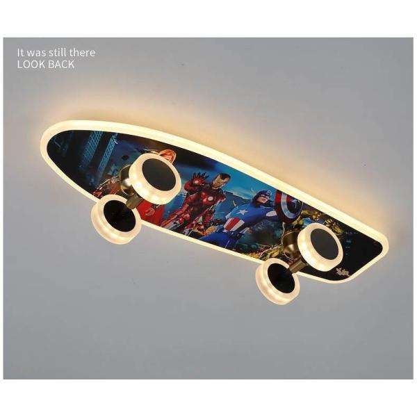 Nordic Bedroom Children'S Room Ceiling Light Cartoon Eye Protection Scooter Lamps