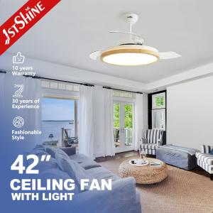 China 42 Inches Decorative Ceiling Fan with Remote 3000K/4500K/6000K Color Temperature and 2- on sale