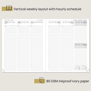 Donau Blue 2023 Academic Planner Personalized With Hourly Schedule