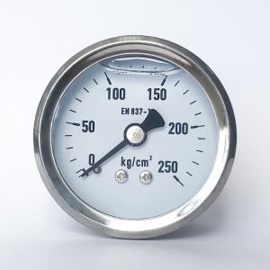 2 Inches 250 Kg/Cm2 Liquid Filled Pressure Gauge 1/8 NPT Glycerine Filled