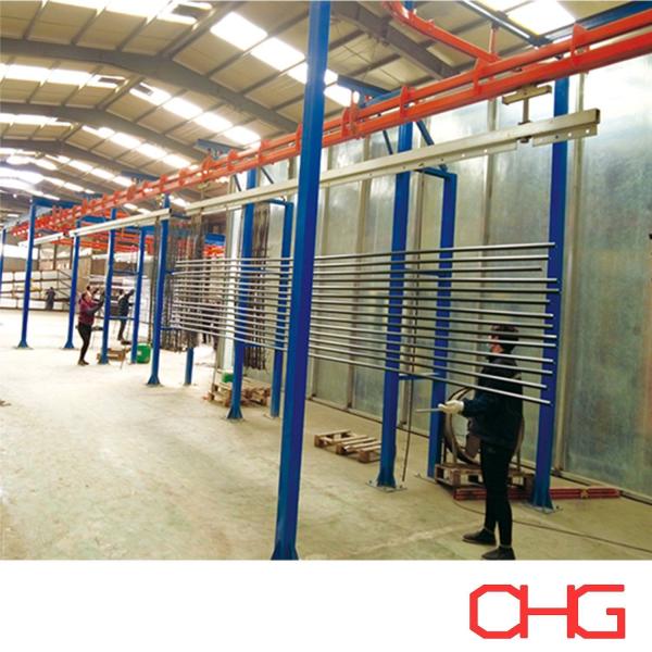 Buy Aluminum Substrate Automatic Powder Coating Line For Aluminum Profiles at wholesale prices