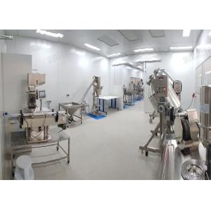 GMP ISO7 Modular Clean Room , Cold Rolled Steel HVAC Cleanroom