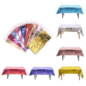 Rectangle Disposable Spandex Printed Tablecloth