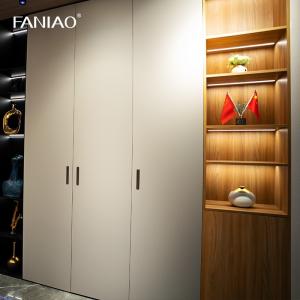 Customized Modern Wardrobe with Vanity Table Glass Door