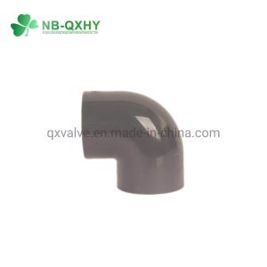 High Thickness DIN Pn16 PVC Pipe Fitting Socket UPVC Elbow Coupling Flange 20mm