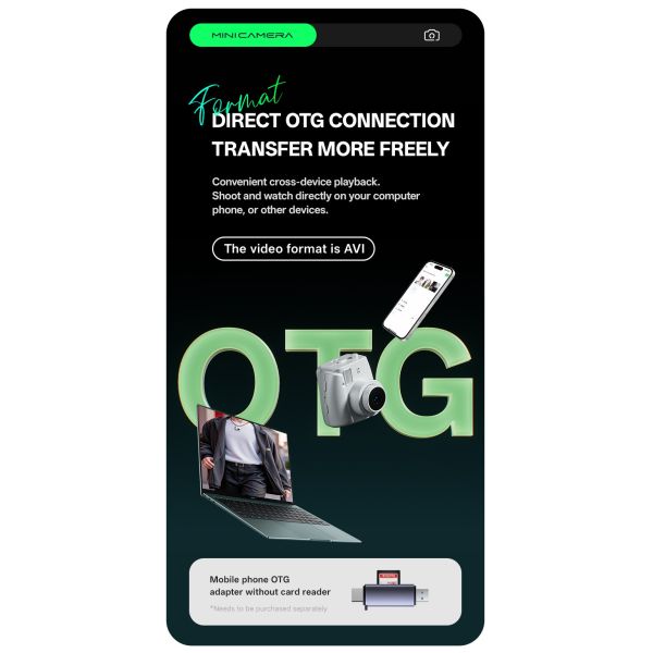 Shaped Mini Camera CMOS 1080P Portable Mini Camera Video Recorder