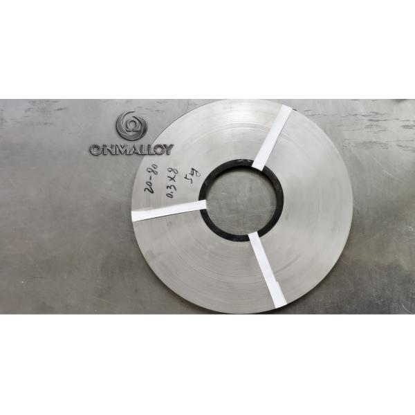 Ribbon Shape Nichrome Alloy Annealing Ni80Cr20 Flat Wire For Heating System