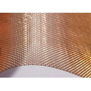 Red Gasket Copper Wire Mesh , Faraday Cage Shielding Plain Weave Mesh
