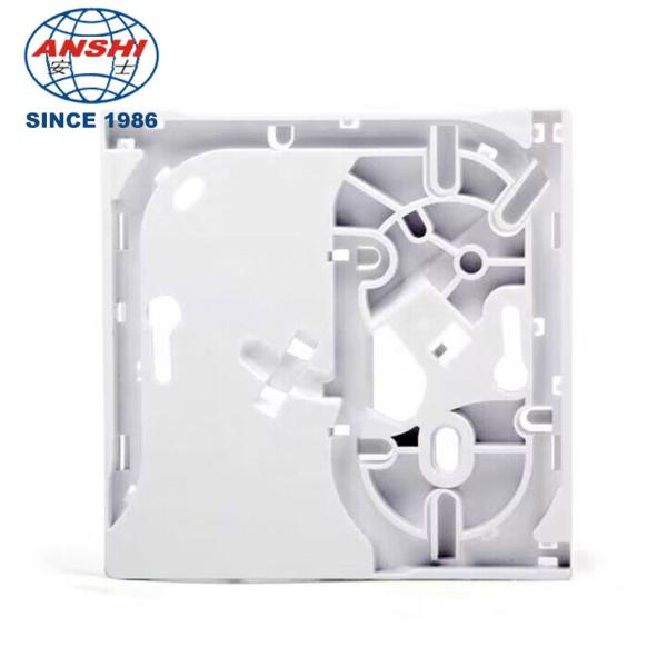 2 Port FTTH Faceplate Termination Box Socket Panel Optical Fiber Information Indoor Protection Box 86