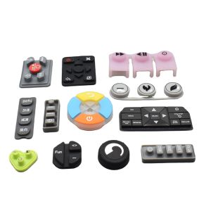 Rectangular Silicone Rubber Button Switch With Durable And Waterproof Design