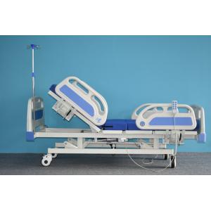 3Function Manual Hospital Bed With Folding Cot Sides ABS Head/Foot Board