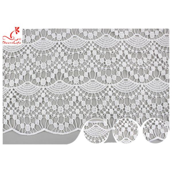 Bangladesh Water Soluble Venice Guipure Lace Trims With Scalloped Edge For Pants